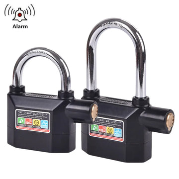 Anti-Theft Alarm Padlock with High-Decibel Siren – Waterproof