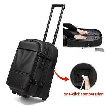 Rolling Vacuum Compression Travel Bag